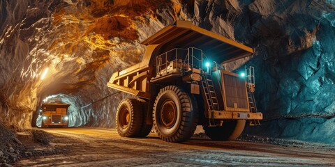 Underground mining truck