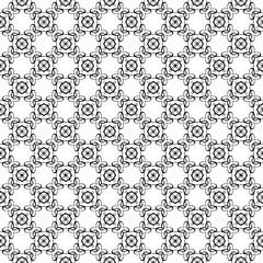 Black seamless abstract pattern. Overlay for background and backdrop. Ornamental design. PNG graphic illustration with transparent background.