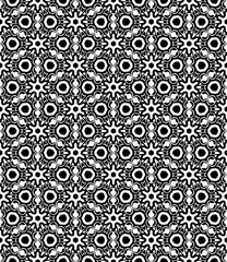 Black seamless abstract pattern. Overlay for background and backdrop. Ornamental design. PNG graphic illustration with transparent background.