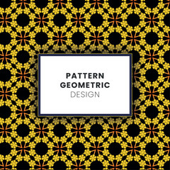 Geometric seamless pattern. Abstract geometric hexagonal graphic design. Psychedelic