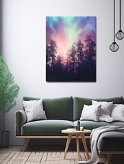 Ethereal Aurora Borealis Canvas Print: Sky Dance - Natural Wonders