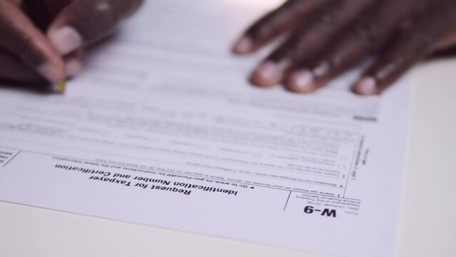 W-9 Request for Taxpayer Identification Number and Certification