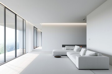Interior minimalistic modern home
