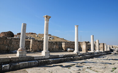 Laodikya Ancient City in Denizli, Turkey.