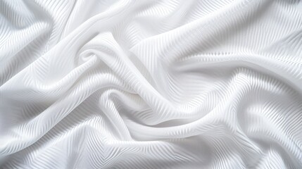 Lightweight white cotton fabric, perfect for crafting comfortable and breathable clothing items.