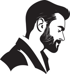 Velvet Embrace Luxurious Black Logo Design for the Romantic Soul Paddle Pursuit Man Kayaking Vector Icon in Sleek Black Design