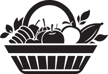 Wellness Orchard Unveiled Sleek Vector Designs Define the Orchard of Nutritional Goodness in Bold Black Fruitful Symphony Elegance Iconic Black Logos Illuminate the Harmonious Blend of Nutritional Fr