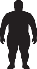 Healthy Horizon 90 Word Design for Obesity Prevention Logo Body Balance Black Icon for Human Transformation Against Obesity