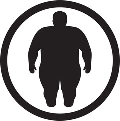 Champion Change Black Iconic Logo for Human Obesity Intervention Wellness Whirlwind 90 Word Vector Emblem Against Obesity in Black