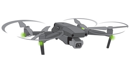 Drone DJI Mavic Air 2 voando com câmera