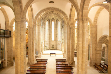 Igrexa de San Domingos at Santiago de Compostela - obrazy, fototapety, plakaty