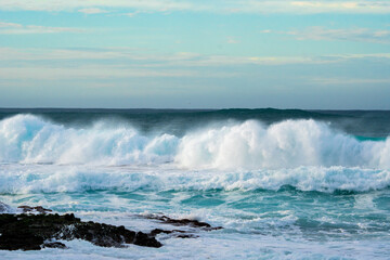 crashing ocean waves