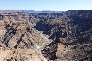 Fototapeta na wymiar Photo of fishriver canyon landscape