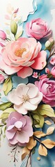 A bookmark floral design - 716011702