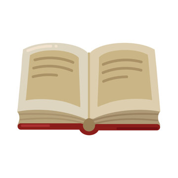 Open book icon clipart avatar logotype isolated vector illustration