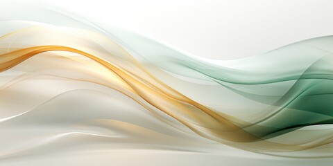 Obraz premium an abstract background with wavy lines and white splatters, in the style of light beige and light amber, subtle tonal shifts, free-flowing lines, light white and light gold