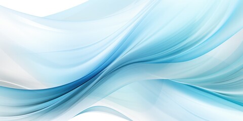 Fototapeta premium an abstract blue background with white waves, in the style of light white and light blue