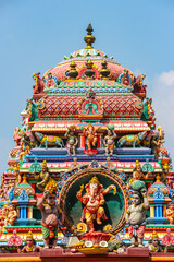 Chennai, India.  View of Arulmigu Kapaleeswarar Temple in Chennai.