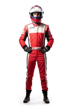 Speeding Male Race Driver, AI Generated