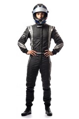 Speeding Male Race Driver, AI Generated