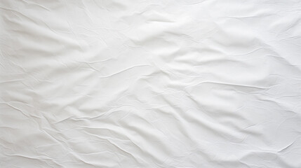 Fototapeta premium White Textured Paper Pasted on the Wall - Textured Canvas - White Paint on the Wall