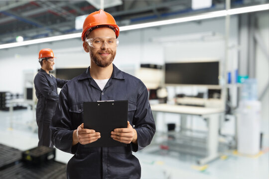 Factory workers in a factory