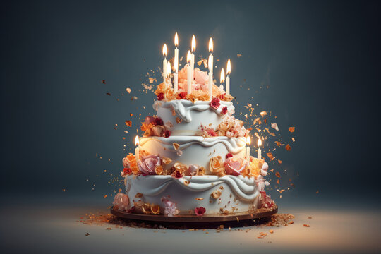 a birthday cake delicious junk food