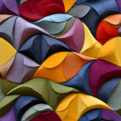 Fototapeta premium seamless colorful background made of felt