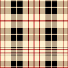 seamless black and white plaid