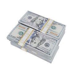 Pile of Money American Dollar Transparent Background