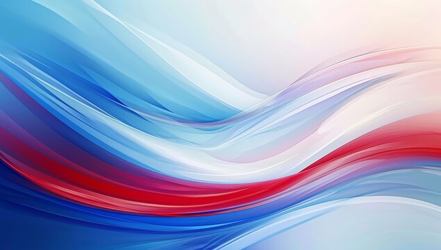 an artistic blue, red and white background Generative AI