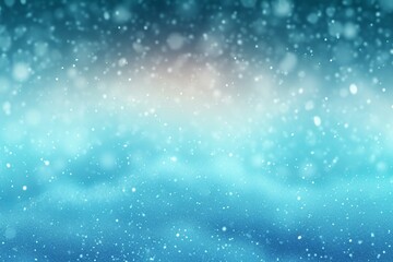 Obraz premium Festive bliss Blue and green gradient snow abstract background