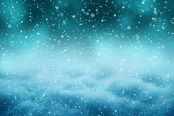 Winter wonder Abstract background in blue and green gradient snow