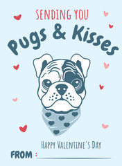 Printable Dog Valentine's Day Cards,  Puppy Valentine's,  Kids School Classroom Exchange Puppy Dog Valentine Cards, Classroom Valentine's Day Cards for Kids, Valentine's Day Gift Tags
