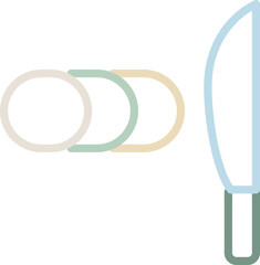 kitchen knife icon
