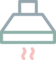 Kitchen hood icon
