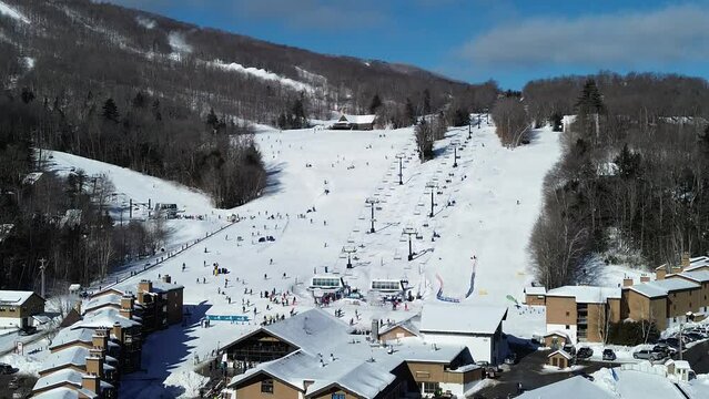 Ski resort in Vermont