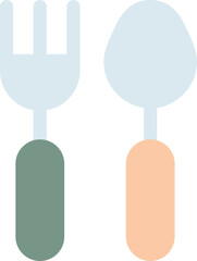 Tableware set icon
