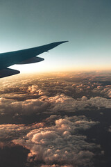 view from airplane window