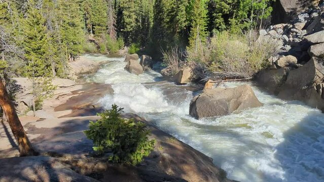The Roaring Fork River on the Grottos trailhead (Aspen, Colorado, United States of America)