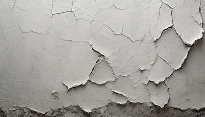 Wall with cracks spreading across