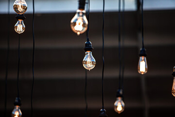 light bulbs in a row