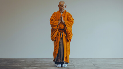 お坊さんのイメージ - image of Japanese Monk - No2-5 Generative AI