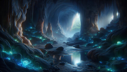 神秘的な洞窟1