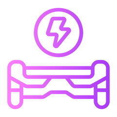 hoverboard gradient icon