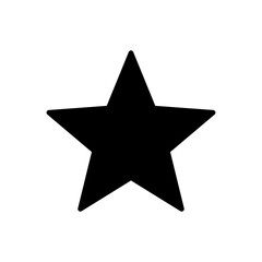 Star Icon vector. rating icon vector. favourite star icon - obrazy, fototapety, plakaty
