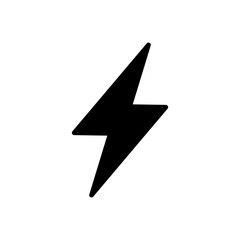 Lightning icon vector. electric icon vector. power icon. energy sign