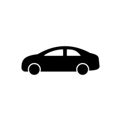 Fototapeta premium Car icon vector. car vector icon. small sedan