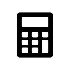 Calculator icon vector. Accounting calculator icon. calculator vector