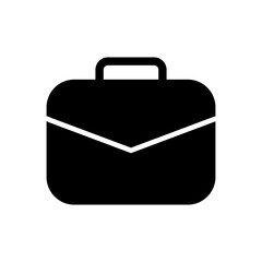 Briefcase icon vector. suitcase icon. luggage symbol.